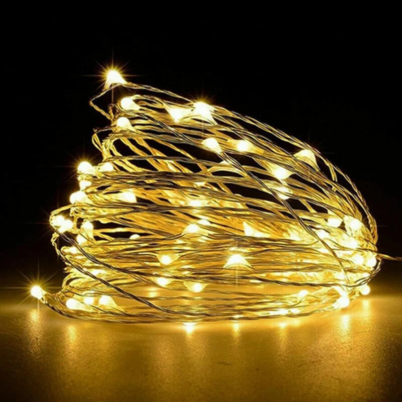Fairy String Lights – LED Copper Wire Battery Powered Decor