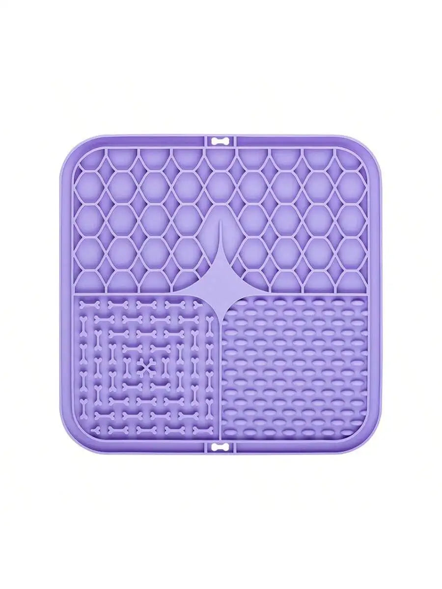 Pet Licking Pad – Slow Feeder Silicone Plate with Suction
