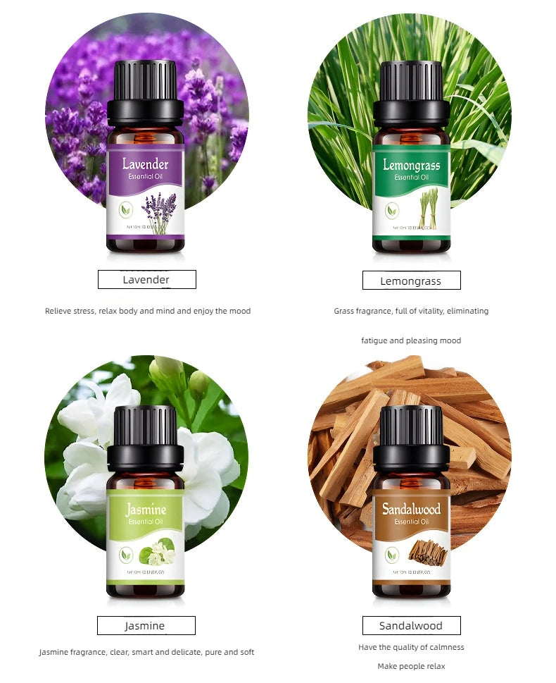 Essential Oils Set – 18 Flavors Water-Soluble Aromatherapy