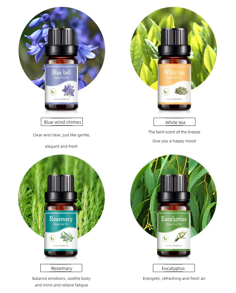 Essential Oils Set – 18 Flavors Water-Soluble Aromatherapy
