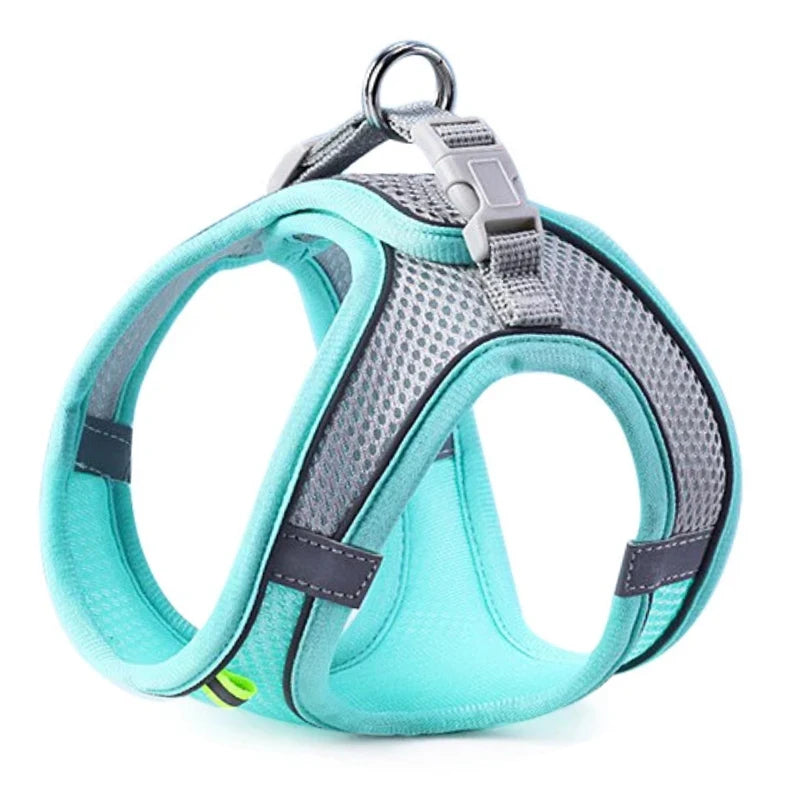 Reflective Adjustable Pet Harness & Leash Set for Dogs & Cats