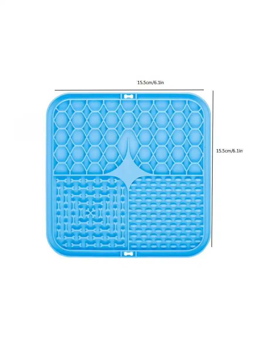 Pet Licking Pad – Slow Feeder Silicone Plate with Suction