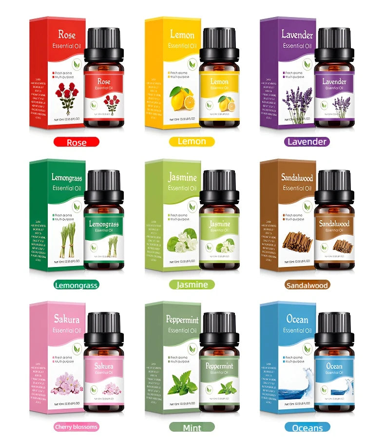 Essential Oils Set – 18 Flavors Water-Soluble Aromatherapy