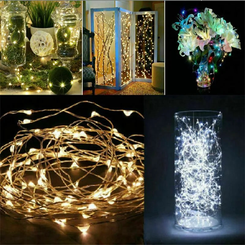Fairy String Lights – LED Copper Wire Battery Powered Decor