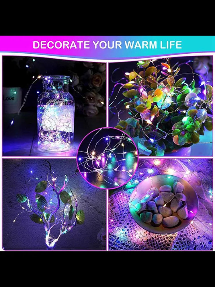 Fairy String Lights – LED Copper Wire Battery Powered Decor