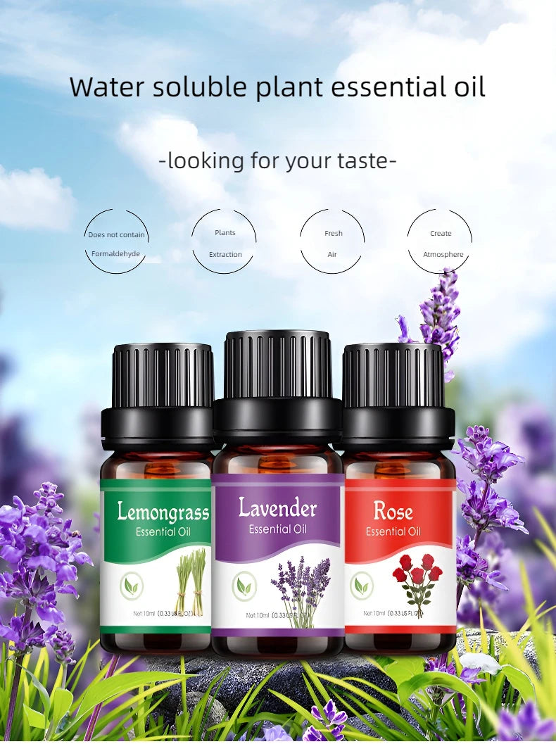 Essential Oils Set – 18 Flavors Water-Soluble Aromatherapy