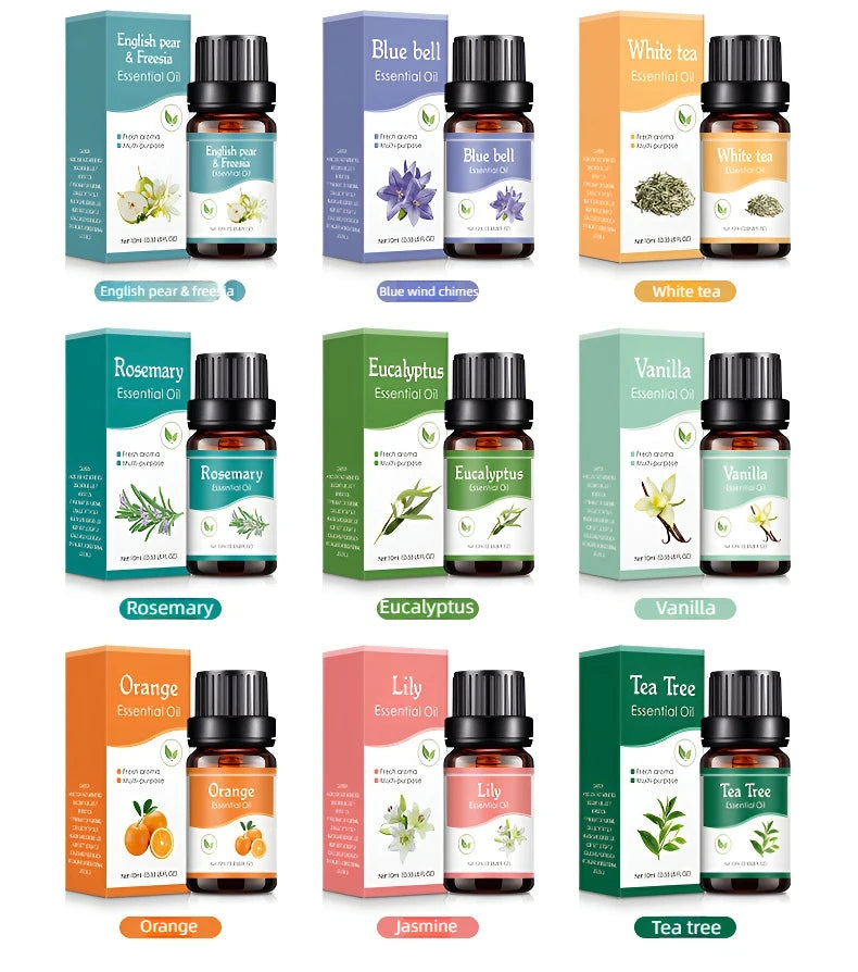 Essential Oils Set – 18 Flavors Water-Soluble Aromatherapy