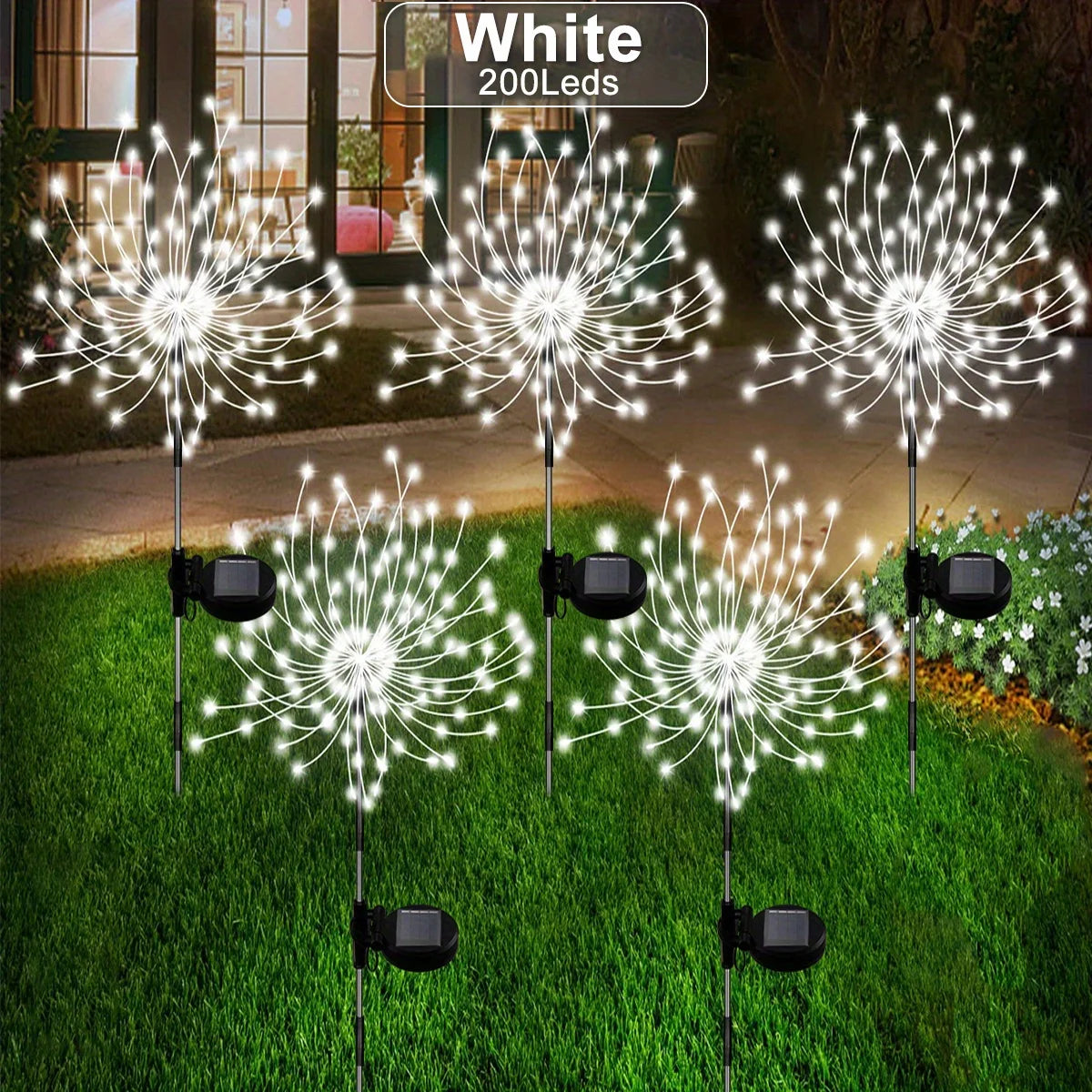 Solar Fireworks Lights Outdoor – Holiday Garden Patio Decor