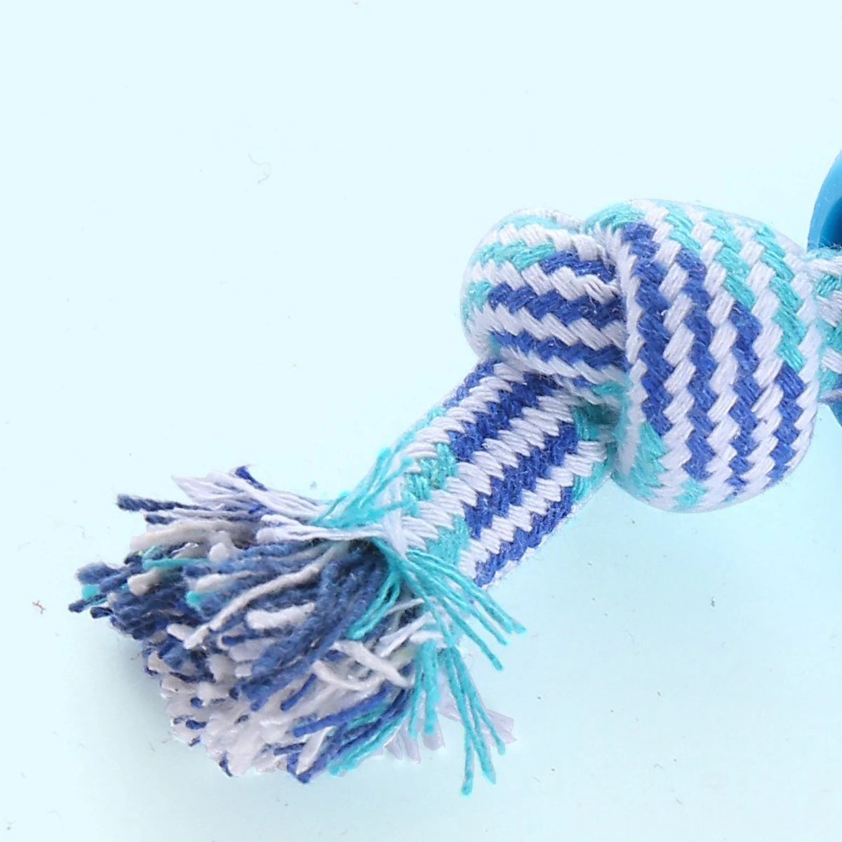 Durable Dog Rope Toy with Chew Ball – Cotton & TPR Pet Chew Toy