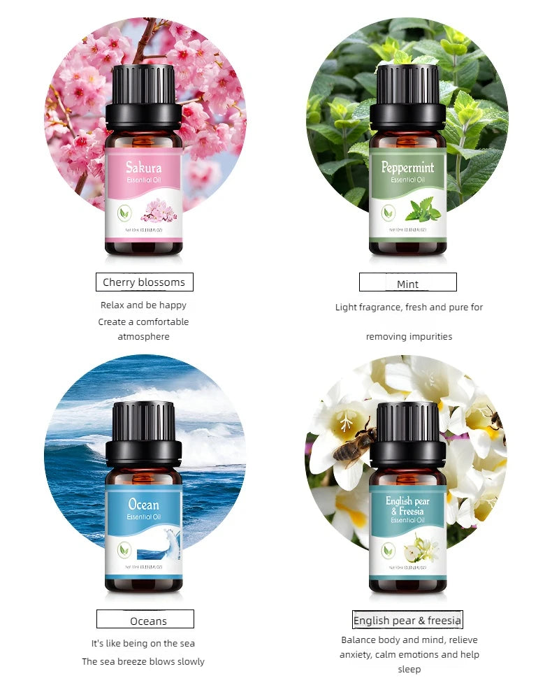 Essential Oils Set – 18 Flavors Water-Soluble Aromatherapy