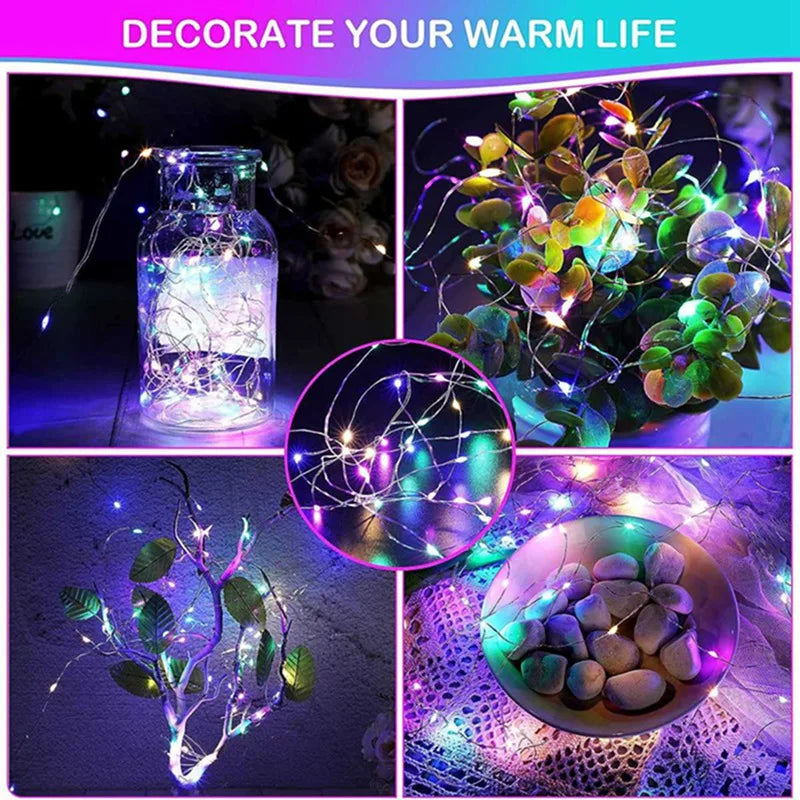 Fairy String Lights – LED Copper Wire Battery Powered Decor