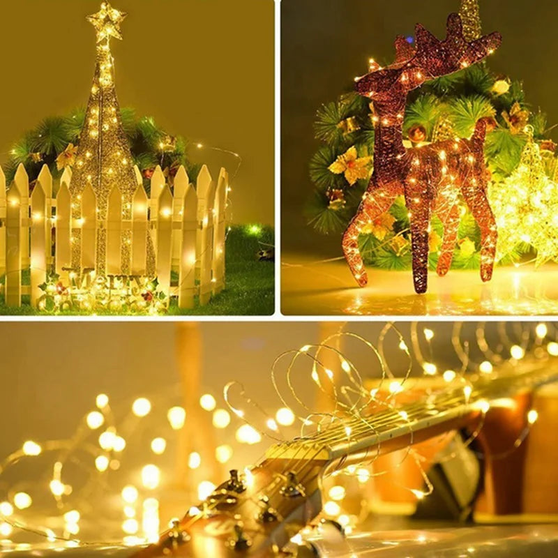 Fairy String Lights – LED Copper Wire Battery Powered Decor